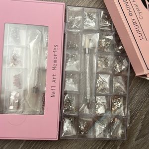 Nails crystal rhinestones